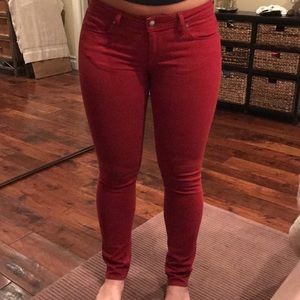 red Paige jeans